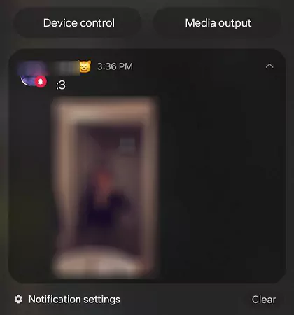 Snapchats offensive notifications