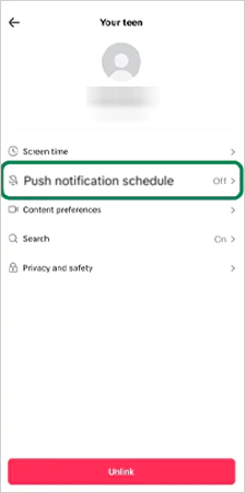 Push notification schedule