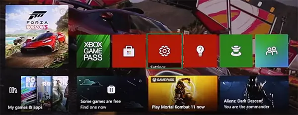Select Settings