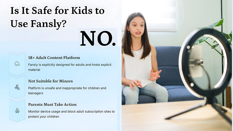 Is it Safe for Kids to Use Fansly