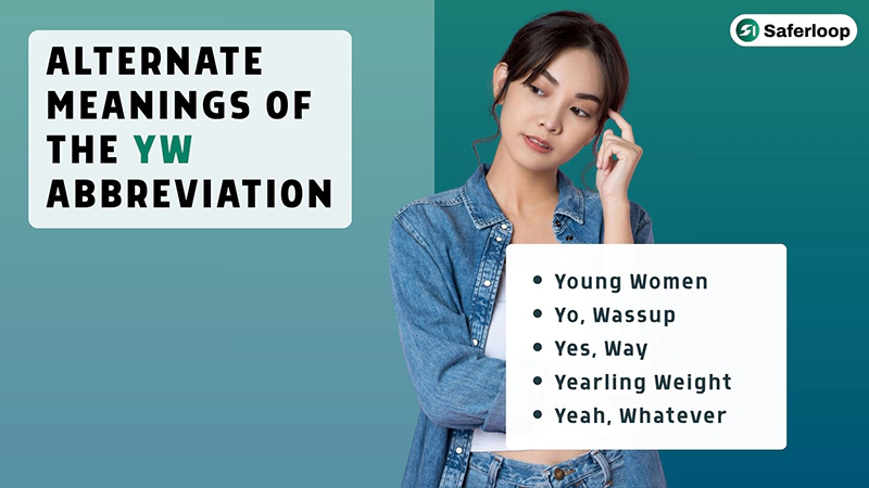 Alternate Meanings of the YW Abbreviation