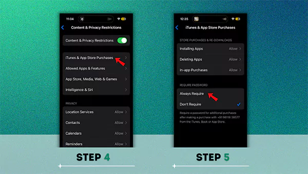 How to Allowed Apps & Features on iPhone