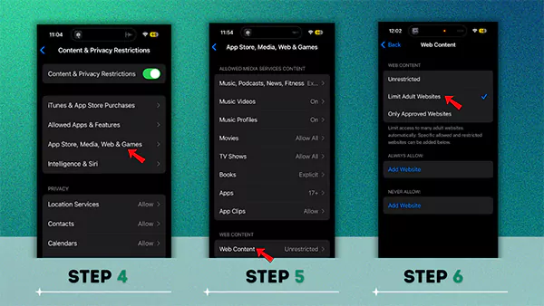 How to Limit Adult Websites on iPhone