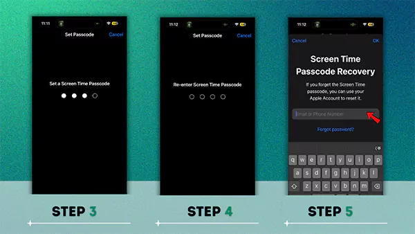 Set a Screen Time Passcode on iPhone