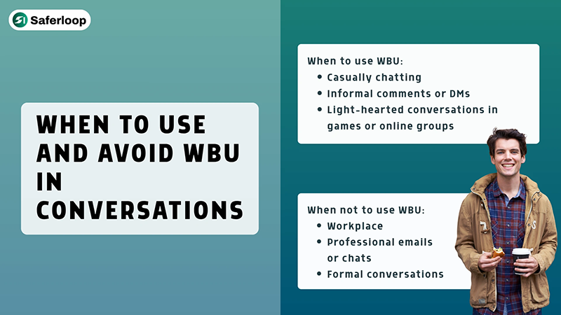When to Use and Avoid WBU in Conversations