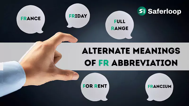 Alternate Meanings of FR Abbreviation