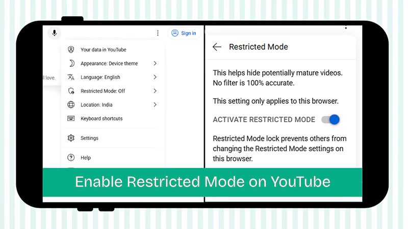 Enable Restricted Mode on YouTube Without an Account