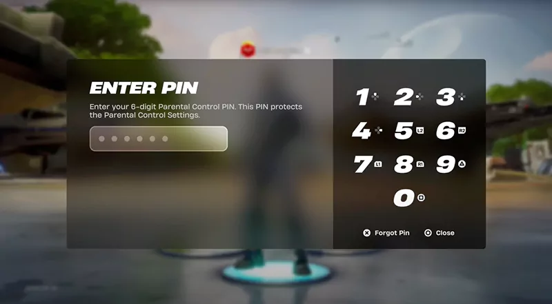 Enter PINs