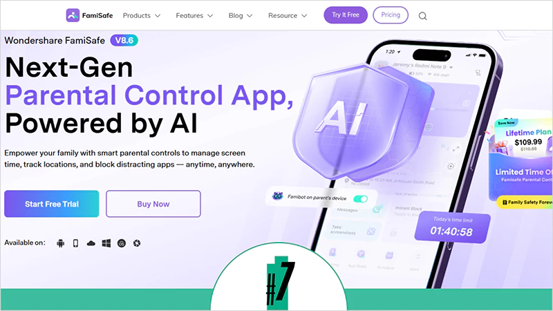 FamiSafe Parental Control App