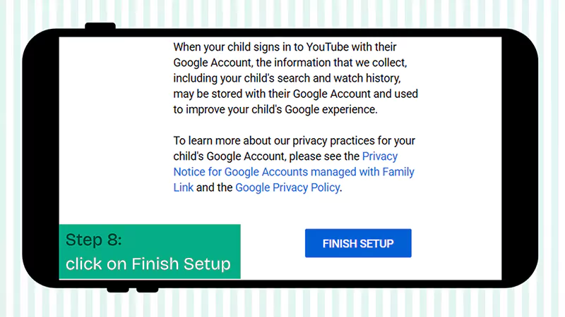 Step 8 click on Finish Setup