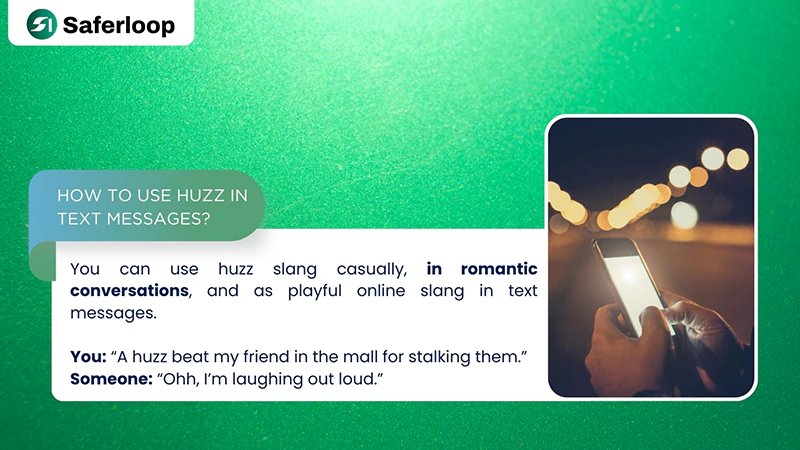 How to Use Huzz in Text Messages