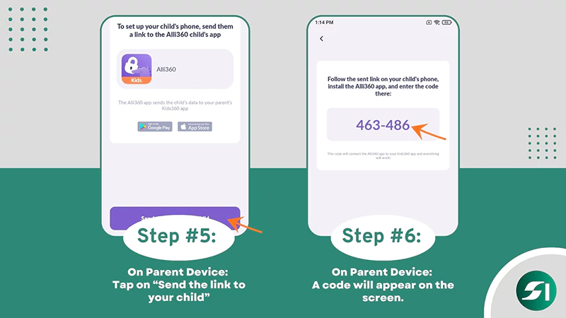 Send the link to your child