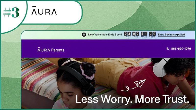 Aura parental monitoring software