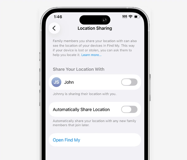 Location Sharing