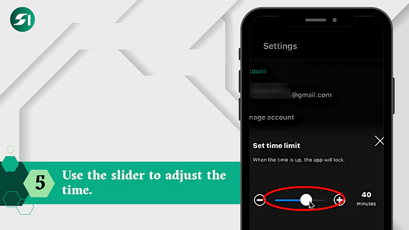 Use the slider to adjust time