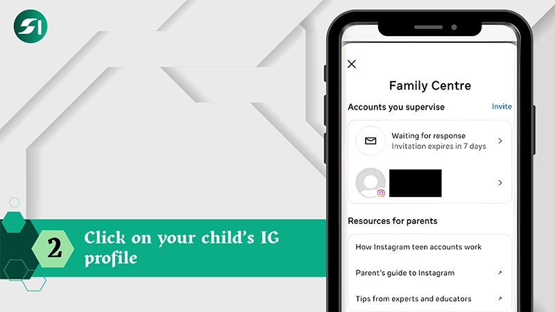 Click on your kid’s profile