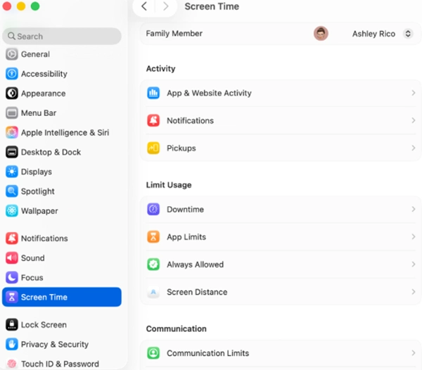 Setting Up Parental Controls