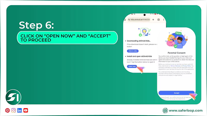 6 Accept to proceed