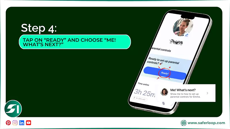 Tap on Ready and choose Me Whats next