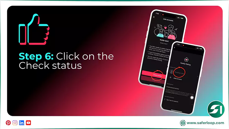 Click on the Check status
