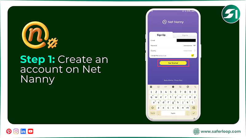 Create an account on Net Nanny