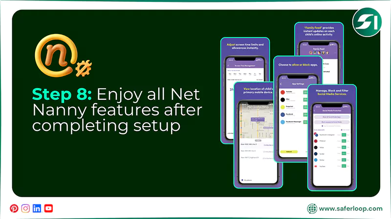 Enjoy all Net Nanny features after completing setup