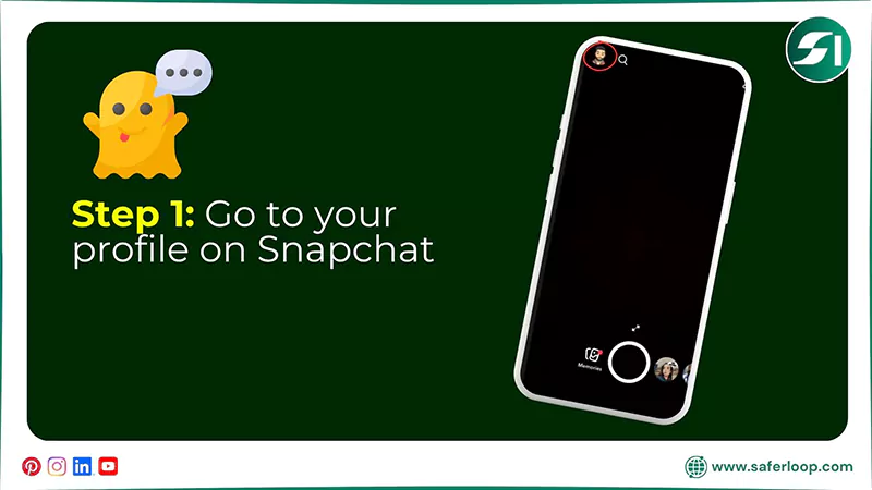 Go to your profile on Snapchat