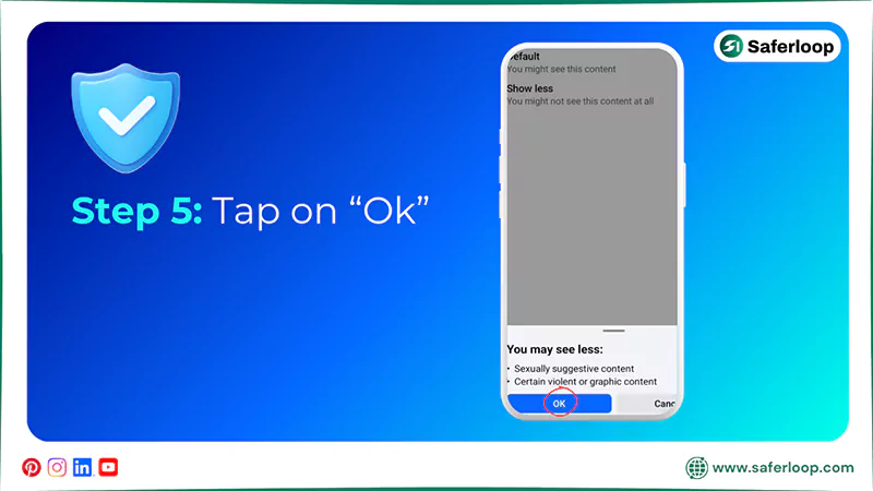 Tap on Ok