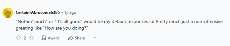 Reddit user talks about SUP meaning