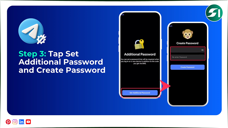 Tap Set Additional Password and Create Password