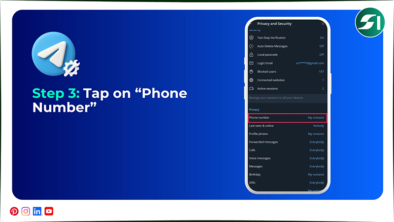 Tap on Phone Number