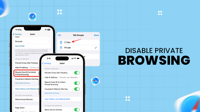 disable private browsing