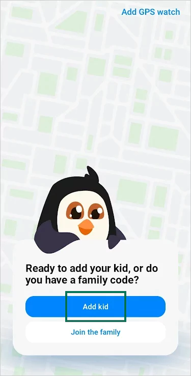 Click on Add kid