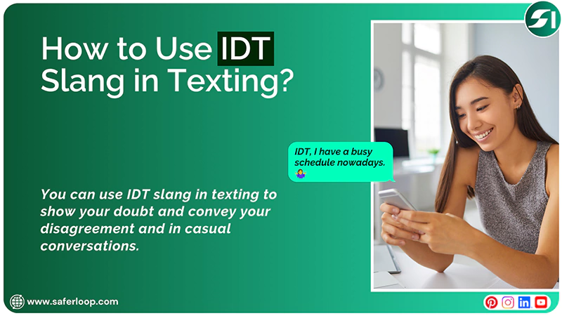How to Use IDT Slang in Texting