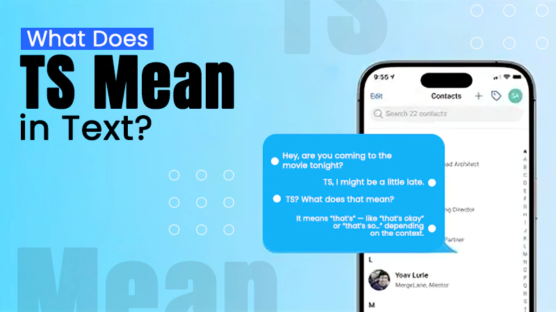 What Does TS Mean in Text