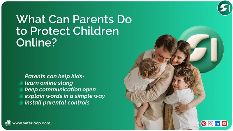 There are few things listed that Parents can Do to Protect Children Online