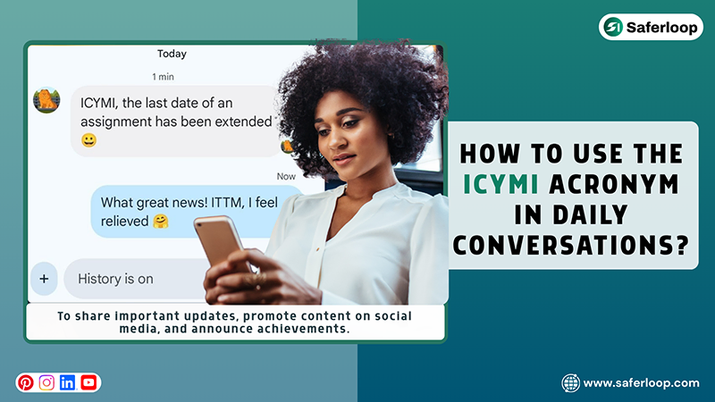 How to use the ICYMI acronym in daily conversations